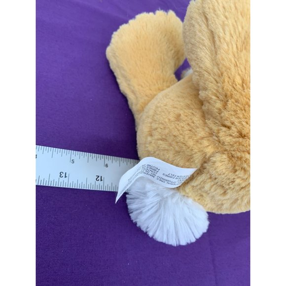 American Greetings 11 Inch Cream Bunny Easter Colored Eggs White Ribbon Bow Plus - Picture 10 of 11